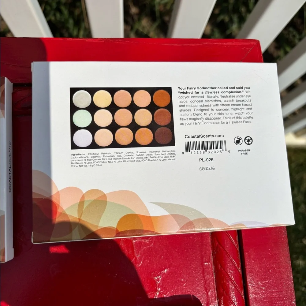 Eclipse Palette 15 Concealer Shades NIB, You Get 3